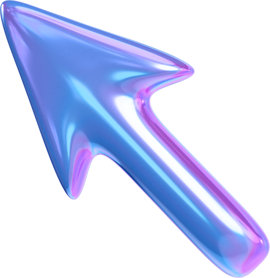 3D Arrow holographic